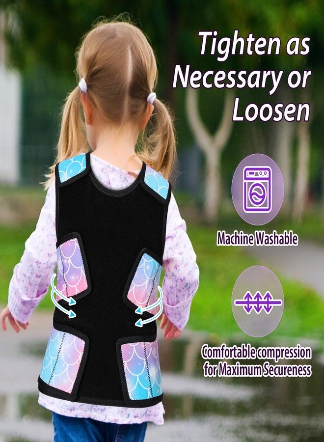 Janmercy Compression Vest for Kids Boys Soft Breathable Compression Vest Girls Cute Comfort for Back to School Children(Mermaid,Small) - Image 4
